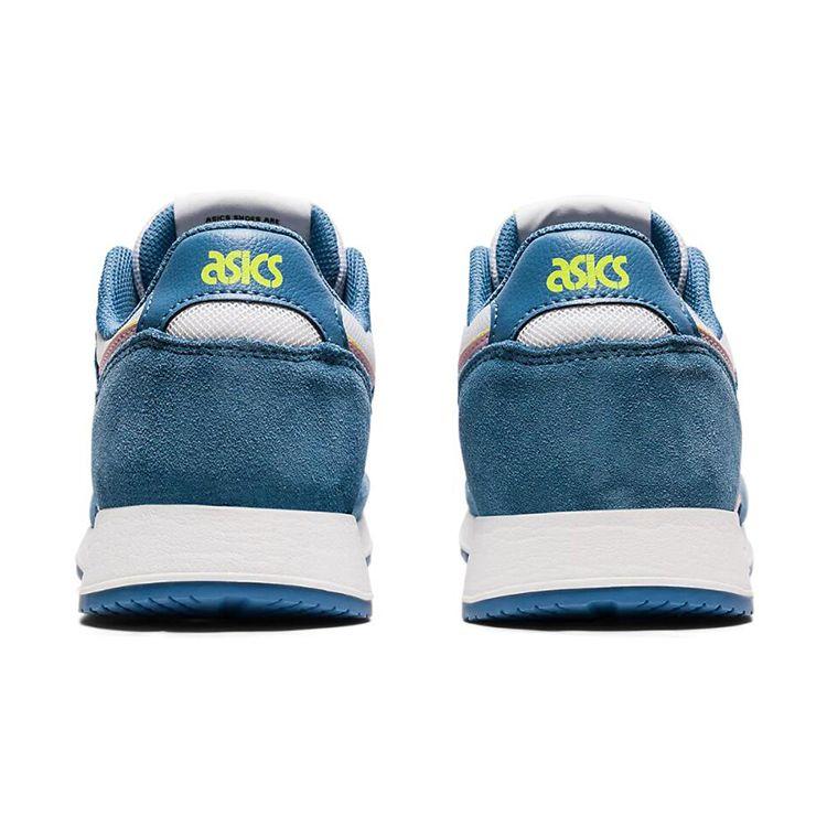 Asics Lyte Classic Denim Stoff Sport Bequeme Low Top Lifestyle Schuhe Damen Sneaker Blau Weiß 1202A112-101