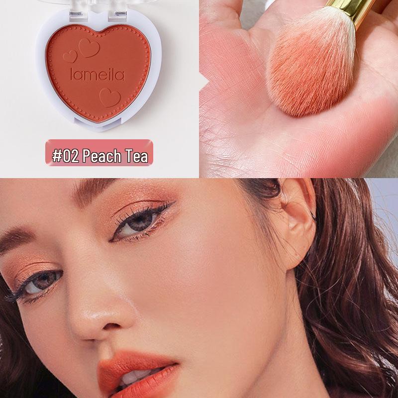 Lameila Blush Palette Nude Contouring for Beginners - Heart Blush Shade 5107