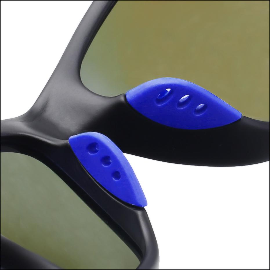 Sports Sunglasses Men UV400 Protection Outdoor Cycling Sunglasses Black Frame Lightweight Comfortable Eyewear MJ8013