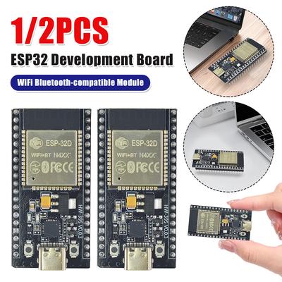ESP32--32 CP2102 Development Board 32Mbit SPI Flash WiFi Bluetooth-compatible 2412-2484MHz for Smart Home Mobile IoT
