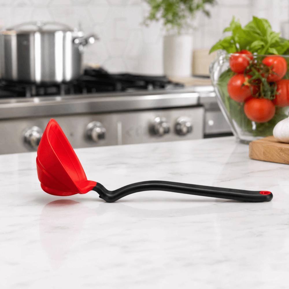 Anti Scalding Silicone Spatula Multifunctional Cooking Utensils Tool  Restaurant