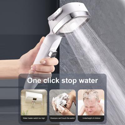 High Pressure Filter Shower Head with 4 Water Spray Modes Handheld Shower Head