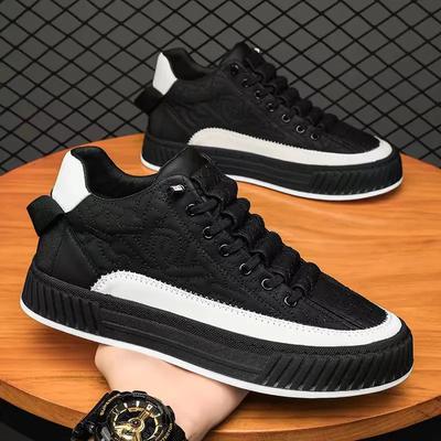 High Quality Fabric Men Sneakers Stylish Casual Shoes for Men Comfortable Breathable Slip-on Male Platform Shoes Tenis Masculino