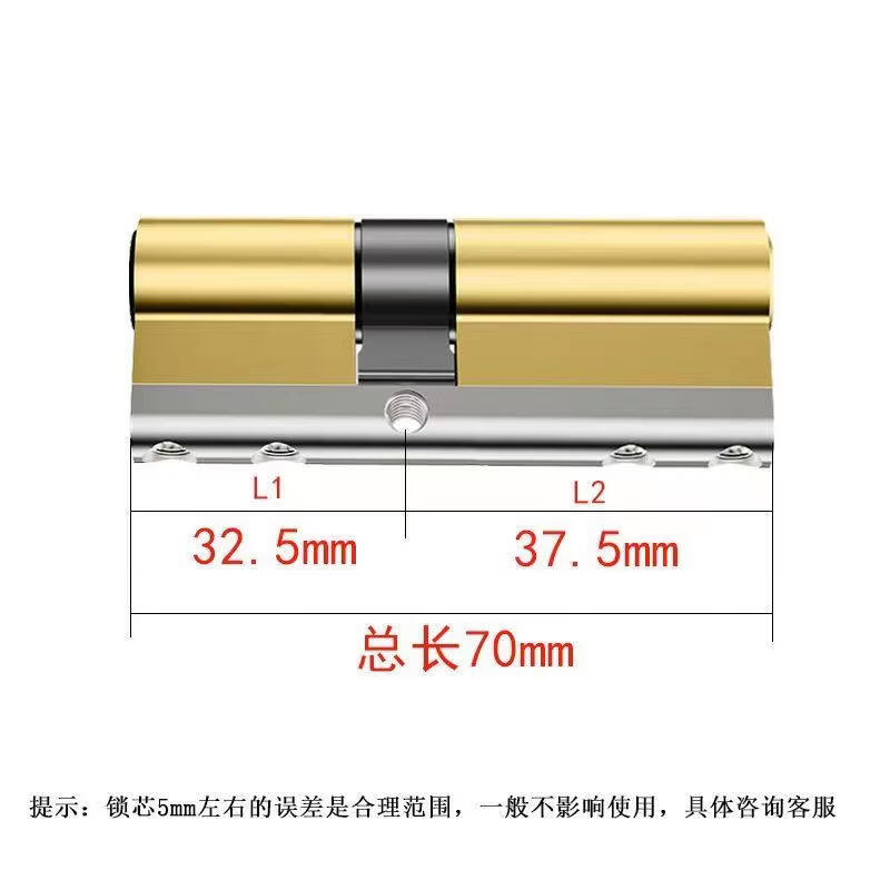 Rongyu Anti-Theft All-Copper Door Lock Cylinder