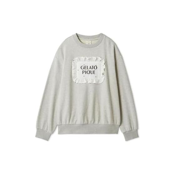 [Gelato Pique] [WhiteDay] Pillow motif fleece pullover PWCT261326