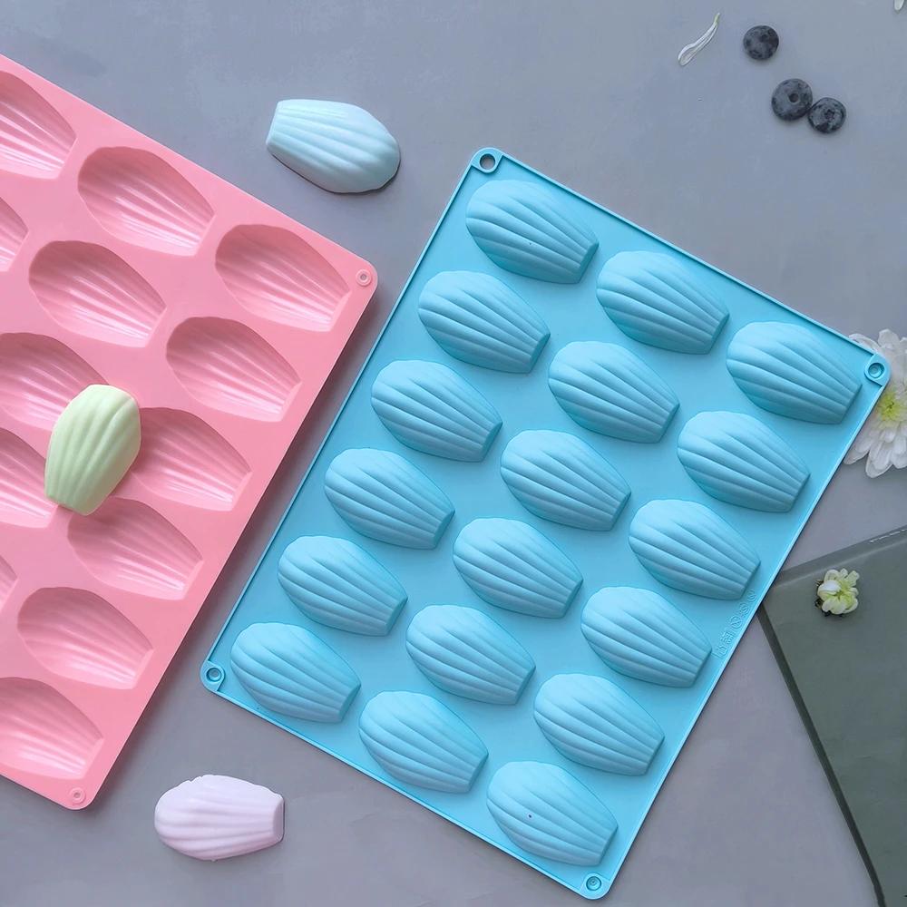 1 Stk. 18 Mulden Madeleine Silikon Kuchenform Muschelförmige Schokoladen Keks Ausstechform Handgemachte Silikon Backwerkzeuge Macaron