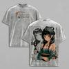 Anime The Apothecary Diaries T-Shirt Herren Kleidung Maomao Vintage Gewaschenes Oversized T-Shirt Sommer Hochwertige Baumwolle T-Shirts Tops