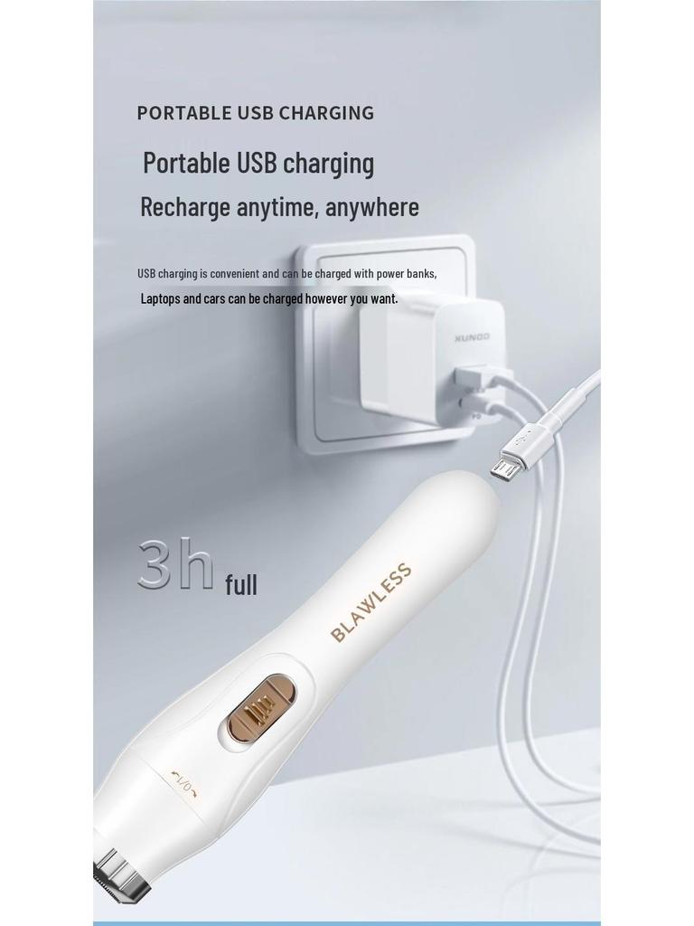 Multifunctional Electric Shaver: 3-in-1 Eyebrow Trimmer, Hair Clipper, Nose Trimmer, Rechargeable Razor