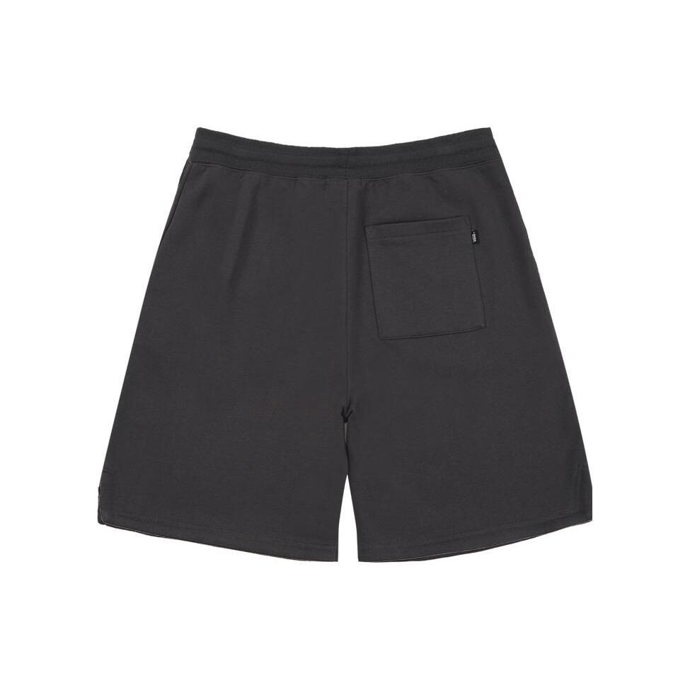 Vans Solid Color Brand Logo Print Lace-Up Shorts Men Bottoms Black VN000FRN1O71
