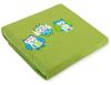 Fleece Blanket - Bigi Zibi & Adele Owls - Green