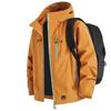 American Retro Mountain Windbreaker: Color Block, Multi-Zipper, Hooded, Waterproof Jacket for Hiking and Mountaineering