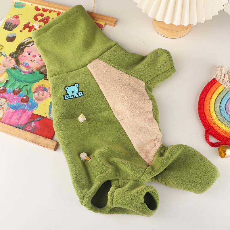 French Bulldog Clothes Winter Pug Dog Jumpsuit Thick and Warm Pet Apparel Poodle Bichon Frise Schnauzer Frenchies Dog Costume
