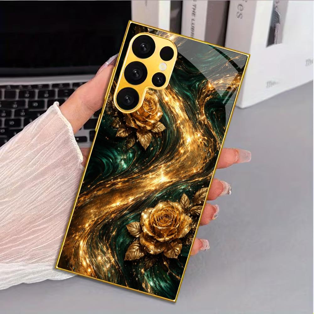 

New Bestseller model Luxurious PhoneCase Electroplated Glass PhoneCase for Samsung Galaxy S26 S25 S24 S23 S22 S21 FE,Ultra,Plus GalaxyS25