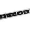 A/C Climate Control Button Decals for Corvette C6 2005-2013