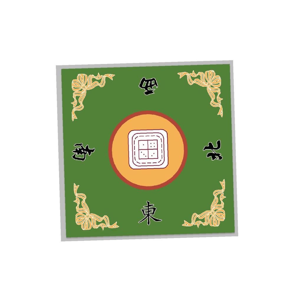 Mahjongg Mat Mahjong Game Table Cover for Tile Game Desktop Games Gathering