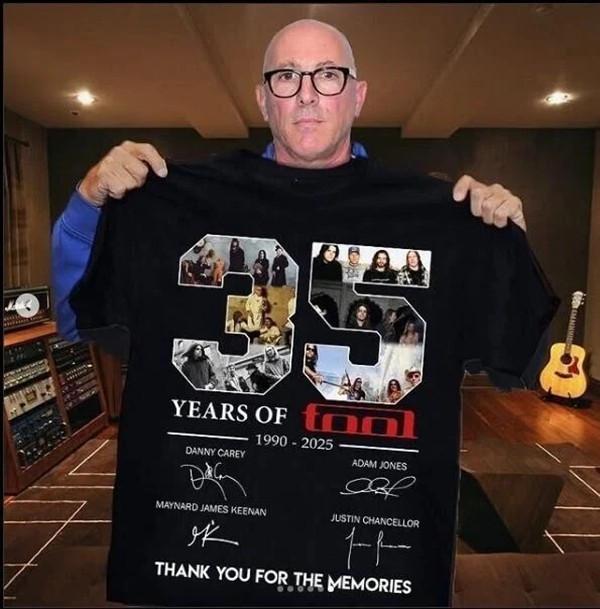 

Tool Band 2025 Tour 35 years 19902025 Shirt Black Unisex S5XL KY014 Unisex T-Shirt XXL