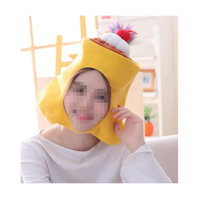 

[DOKiDOKi] pudding sweets hat headgear cosplay transformation Headgear halloween Kigurumi launch drinking party Compa Year-end party party event