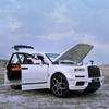 Diecast Metal Toy Car 1/20 for Rolls-Royce Cullinan SUV Off-Road Alloy Model Car Simulation Sound Light Toy for Kids