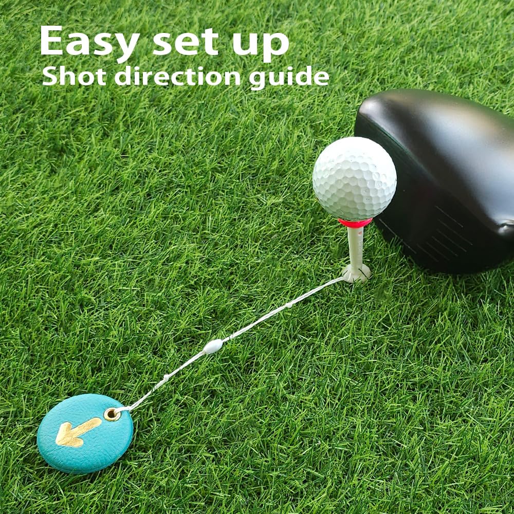 Birdie79 Easy Golf Tee Set 30 Tees Per Available In 3 Vibrant with Magnetic Tee Adjustable Height Directional and Silicone Stoppers – Pack, Colors,
