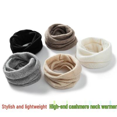 Unisex Cashmere Neck Warmer: Cold-Proof, Knitted Pullover Dickey for Autumn and Winter