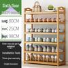 Economical Bamboo Shoe Rack for Home Entrance, Stylish Multi-layer Indoor Storage Cabinet