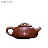 1PCS 380cc Yixing Purple Clay Teapot Handmade by Renowned Master Zhuni Authentic Zisha Tea Pot