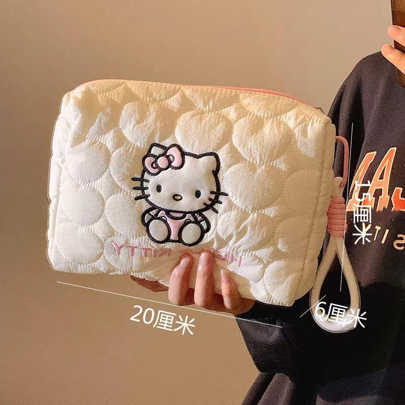 Large Capacity Skincare & Makeup Tote: Cute Portable Japanese-Style Toiletry Bag for Women with Free Shipping