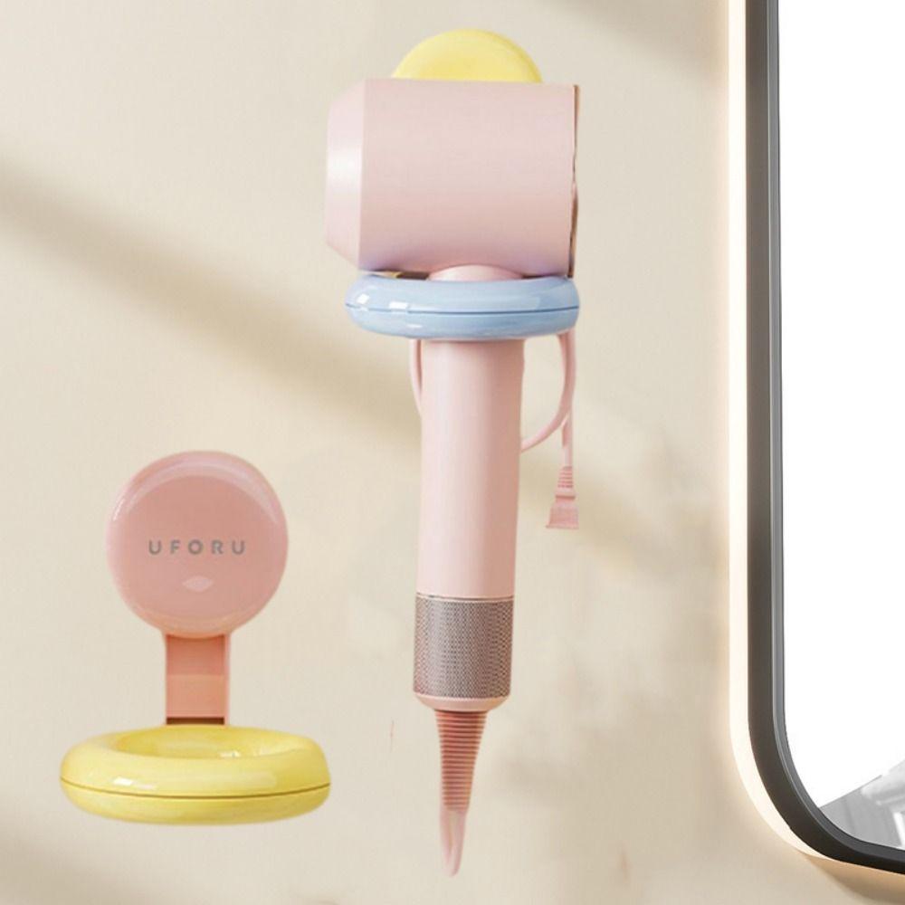 Wall Mounted Hair Dryer Racks Plastic Blow Dryer Holder Hair Dryer Storage Shelf  for Home