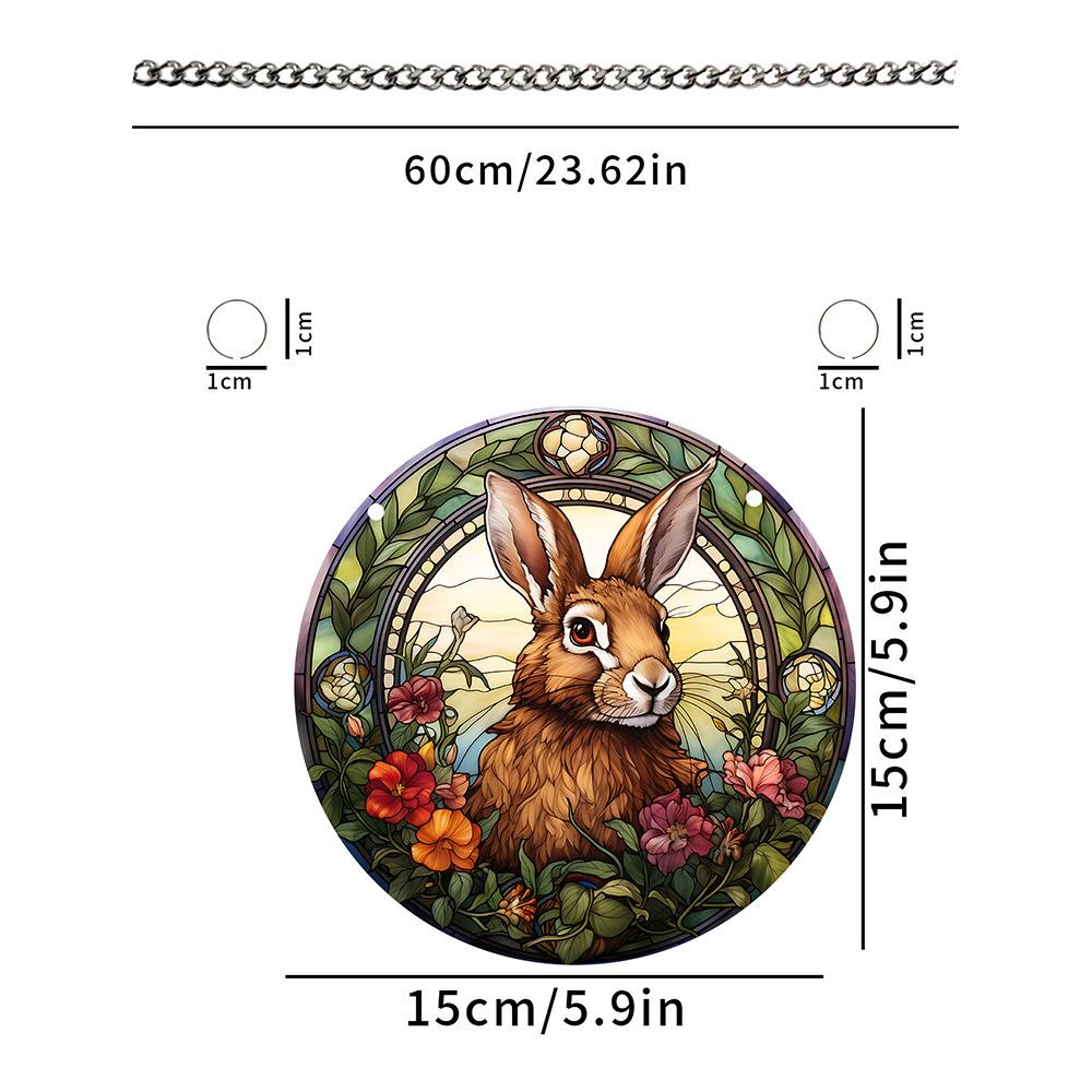 Personalized Butterfly Door Hanging Decor Acrylic Stain Glass Window Hanging Craft Colorful Bedroom Living Room Home Decoration