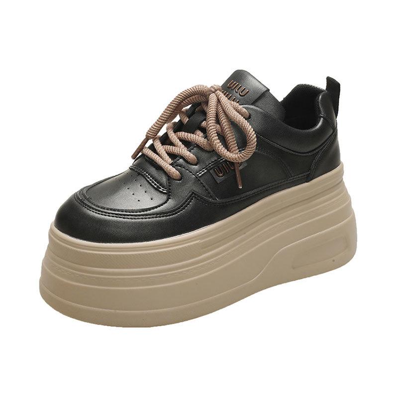 Platform muffin shoes women's new autumn versatile small height increase casual dad shoes