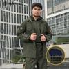 Mens Long Sleeve Camo Tactical Suit Outdoor Training Windproof Hunting Camouflage Set