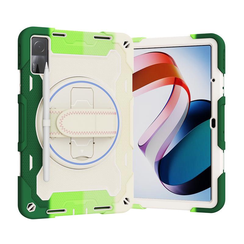 Buntes Silikon-Armband Handheld-Ständer-Hülle für Xiaomi Redmi Pad 10.6 und Pad 5