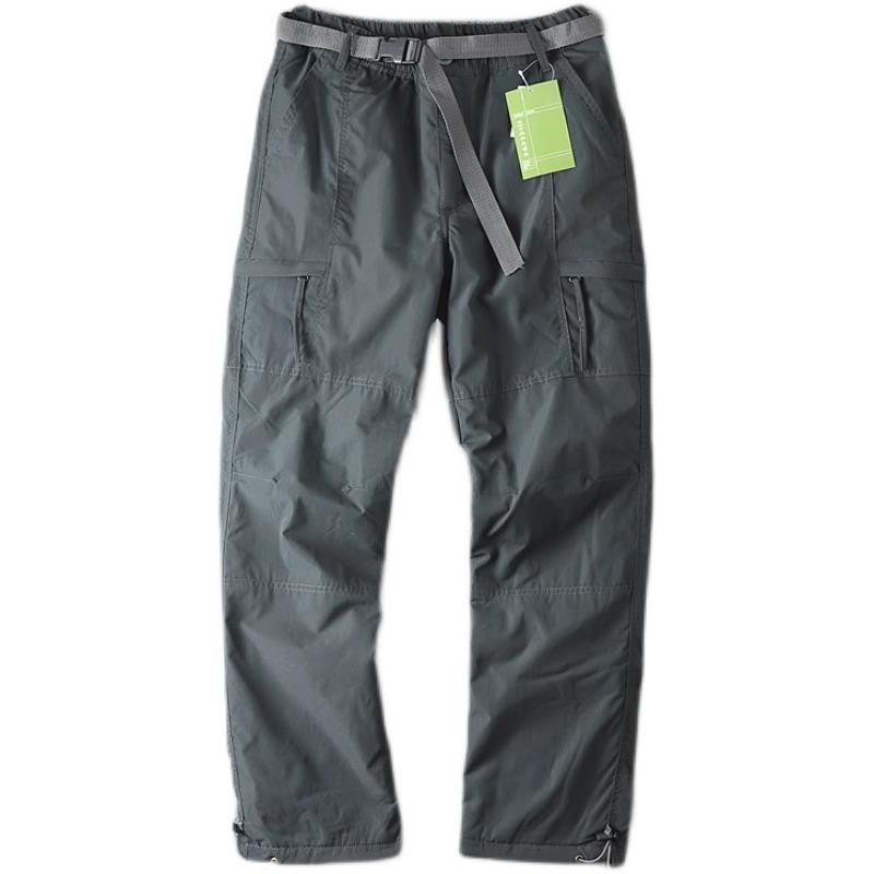 Men's Fleece-Lined Winter Ski Pants: Windproof, Waterproof, Thick Softshell for Cold Weather