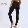 Women Leggings High Waist Slim Fit Hip Lift Thickened Velvet Lining Warm Long Pants Solid Color Yoga Sports Bottoming Pants