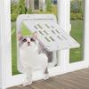 Cat Door for Screen Door Lockable Flap Opening Dog Door for Cats Small Dogs Magnetic Self-Closing Cat Door for Sliding Door Window