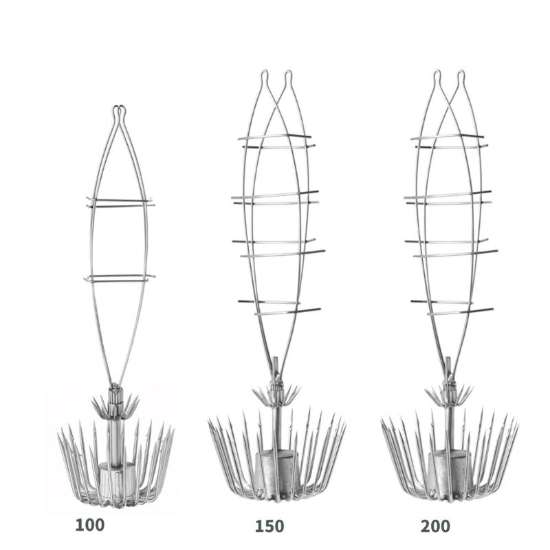 Double Umbrellas Jigs Hook Fishing Tackle Two Layer Squid Hook 22/24/26 Claw Sharply Fish Hook Fishing Accessories