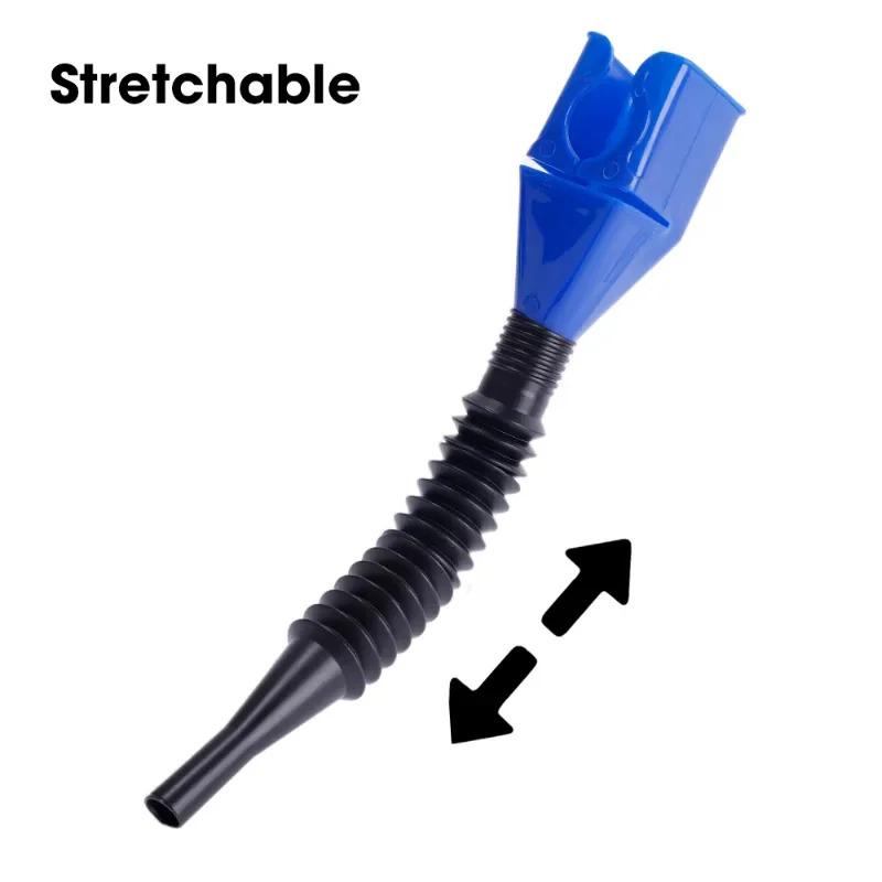 1-8Pcs Car Refueling Funnel, Gasoline Folding Engine Oil Funnel Tool, Plastic Funnel, Car Motorcycle Refueling Tool, Auto Parts