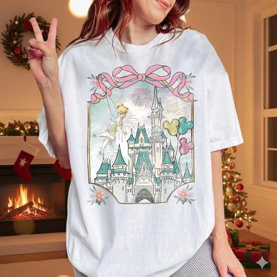 2026 Summer Sleeping Beauty Castle Graphic Tshirt Unisex Unisex Cotton Quality Casual Loose Short Sleeve Classic Unisex