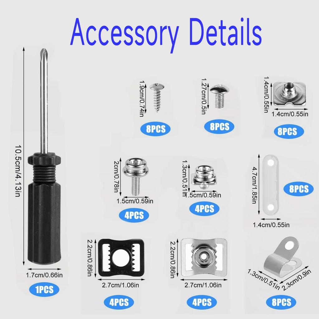 Hockey Helmet Repair Kit, Football Helmet Hardware Kit, 57 Hockey