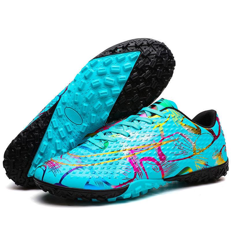 

2024 new football shoes men s low-top long nails broken nails youth student competition training sports shoes 46