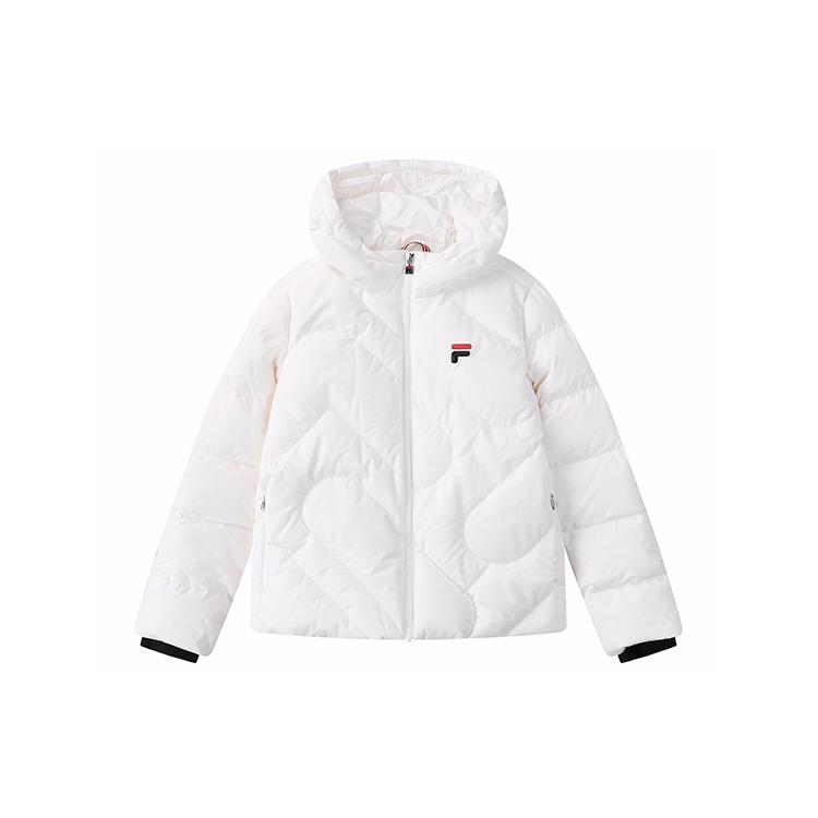 New FILA Down Jacket Winter Women's Standard White F11W048919FWT