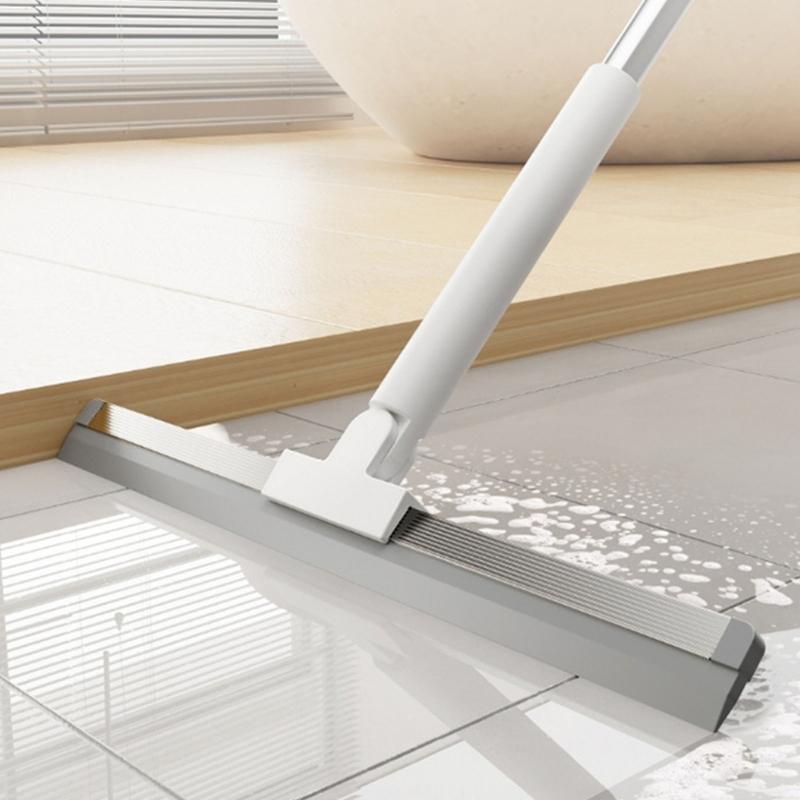 Silicone Floor Scraper Bathroom Squeegee NonSlip Grip Efficient Water Removal Home Cleaning Accessory