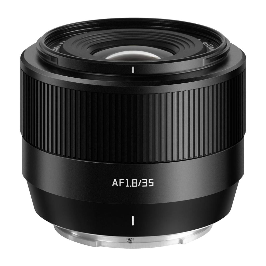 TTArtisan AF 35mm II Sony E prime large interchangeable Meisho Kogaku warranty f/1.8 E-mount lens, compatible, lens, aperture, lens, black, (2-year