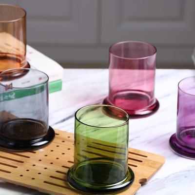 Vidro Pote de Armazenamento de Vidro 8 Cores Cloche Poeira Poeira Decoração de Quarto