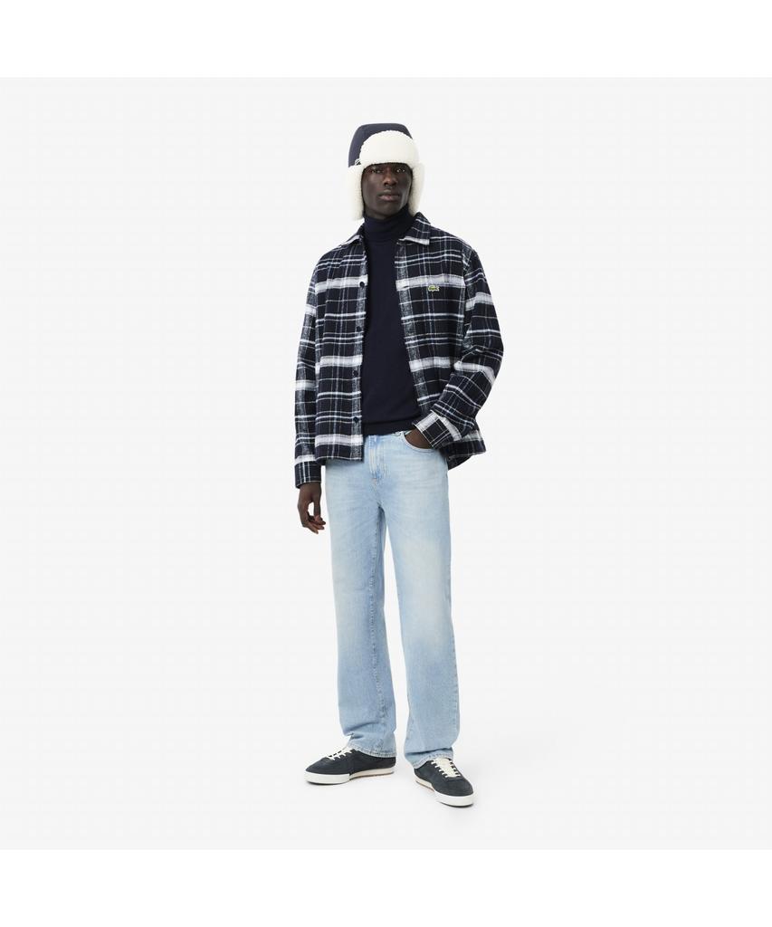 LACOSTE Unisex Fleece Trooper Hat Rk6048-55N Ik5