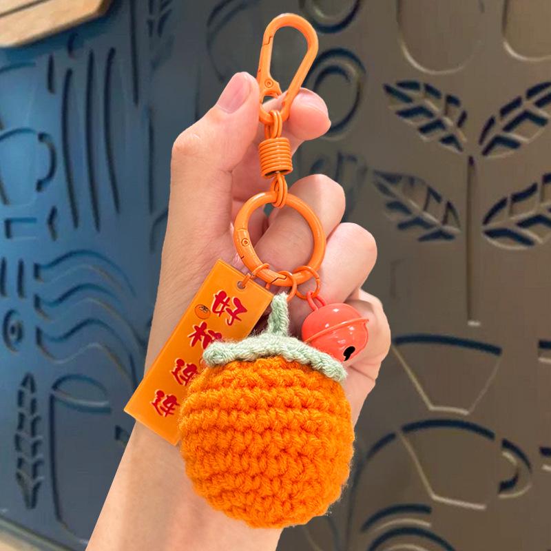 Handmade Crochet Rose Keychain Ornament - Valentine's Day Gift