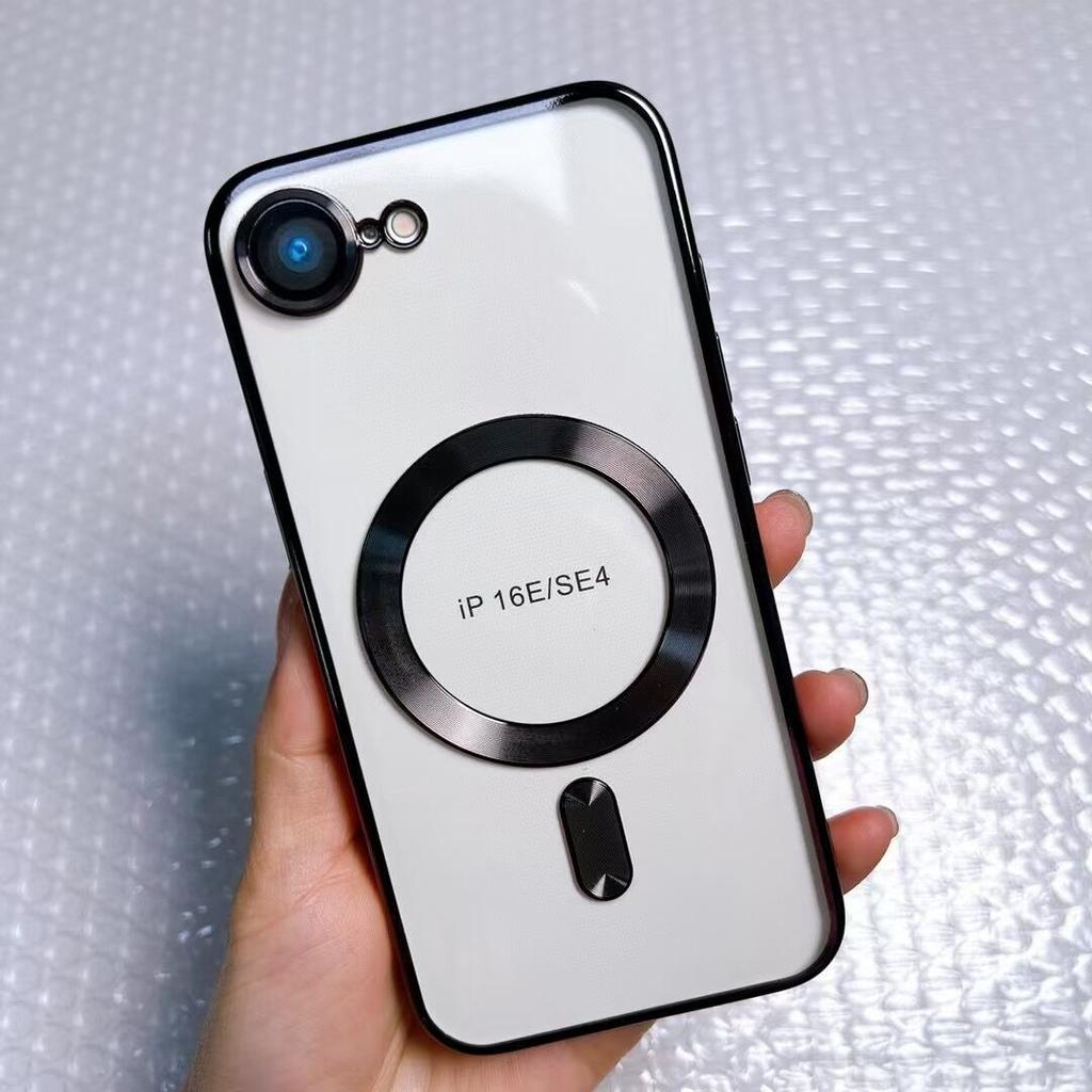 IPhone16 Electroplated CD Pattern 15 Mobile Phone Case with Tail Apple Magsafe Magnetic 12proma Soft Case Suitable