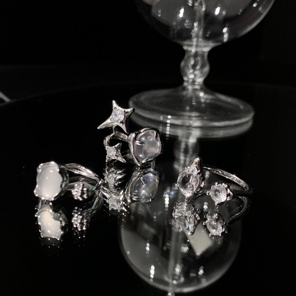 Adjustable Trendy Copper Ring With Unique Irregular Design For Women Fashionable