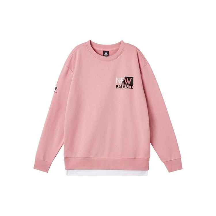 New Balance Casual Sweatshirts Asia Sizing Pink Men s AMT11314-CYK XL