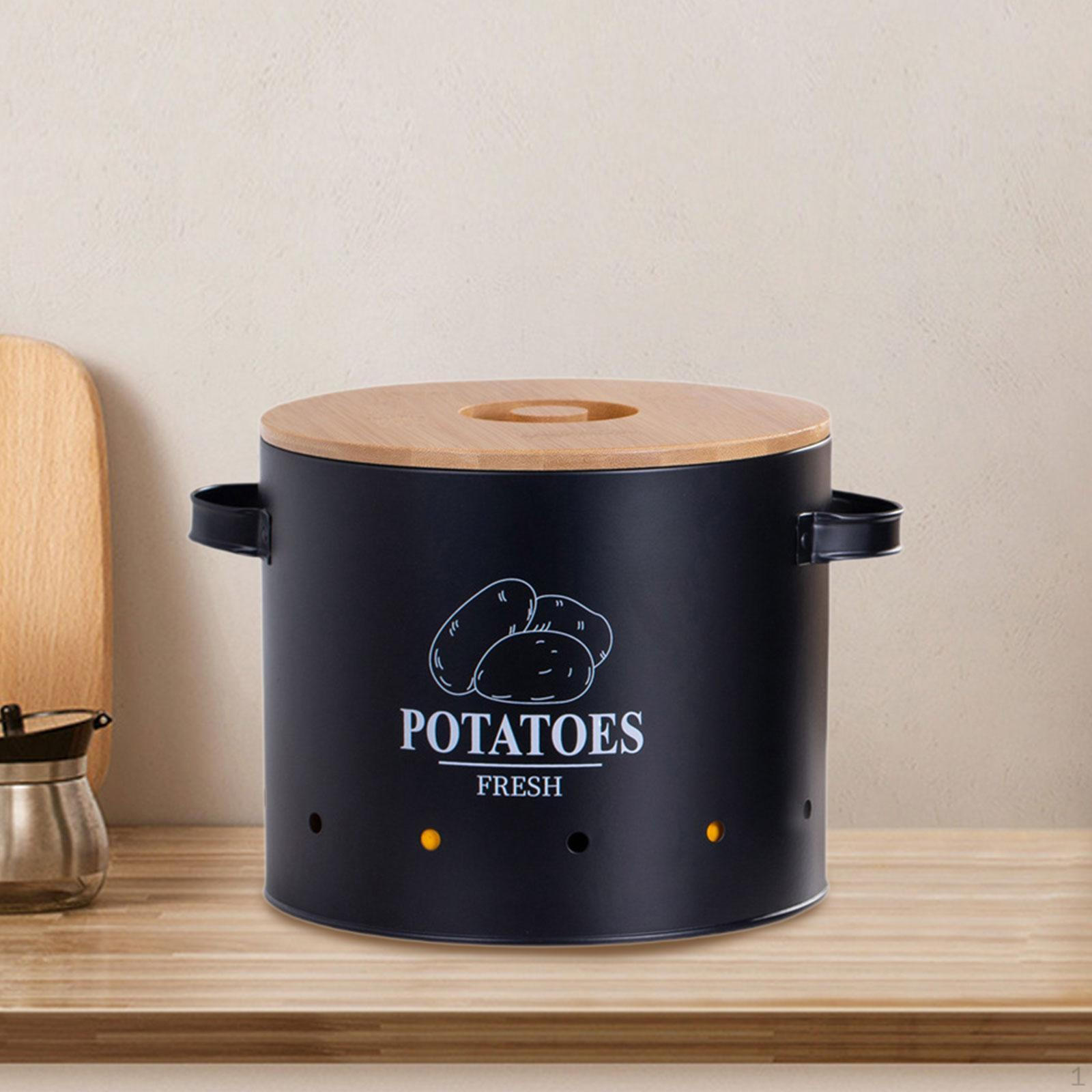 Контейнер для хранения лука и чеснока, органайзер для кладовой, овощи L